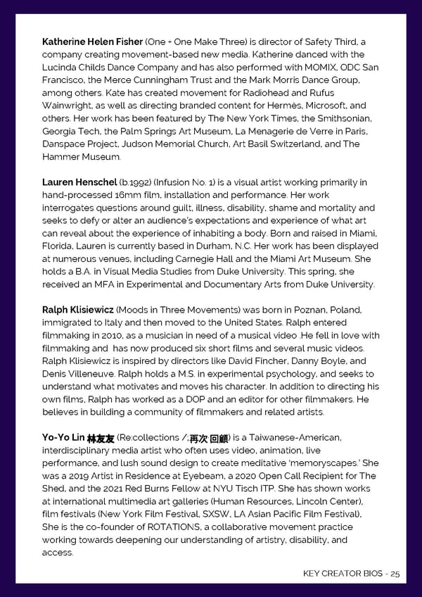 Moving Body-Moving Image 2022 Festival Program (accessible) - Page 28