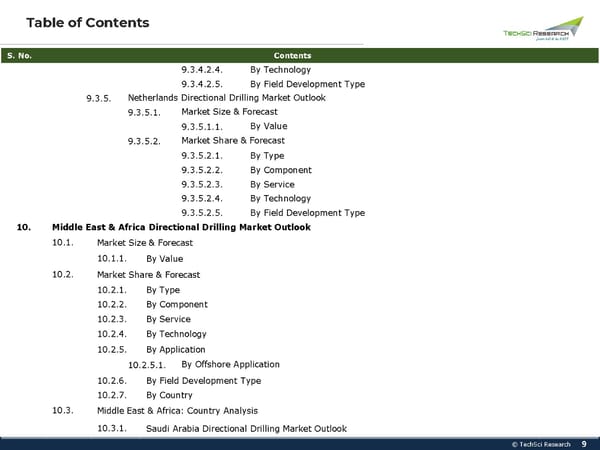 Global Directional Drilling Market 2027 - Page 9