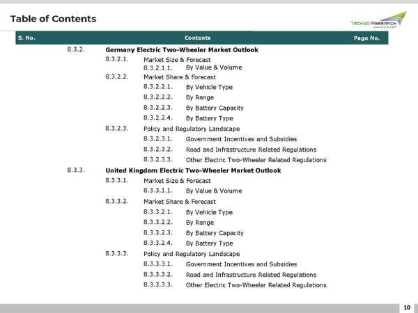 Electric Two-Wheeler Market 2027 - Page 10