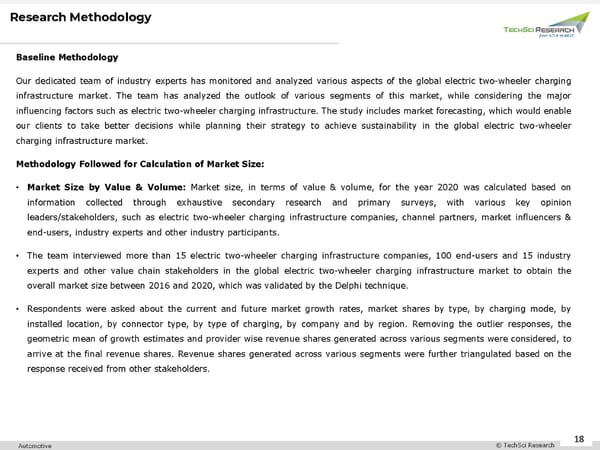 Electric Two-Wheeler Charging Infrastructure Market 2026 - Page 18