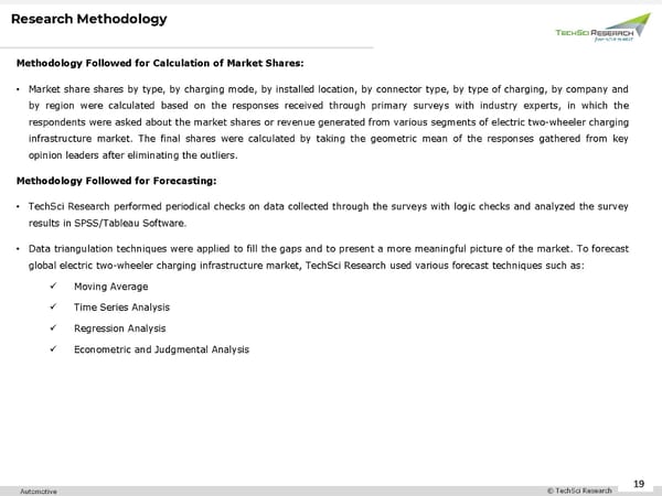 Electric Two-Wheeler Charging Infrastructure Market 2026 - Page 19