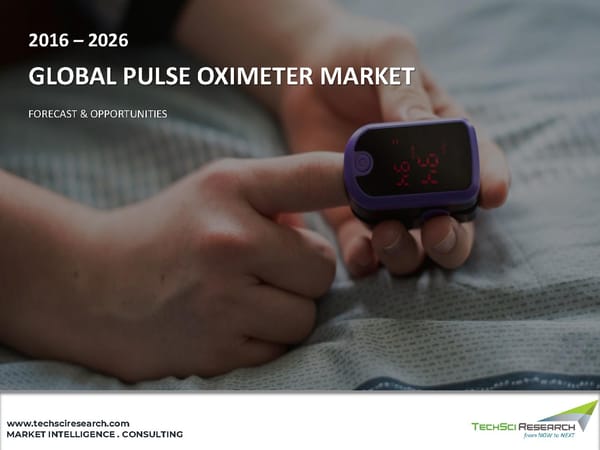 Global Pulse Oximeter Market 2026 - Page 1