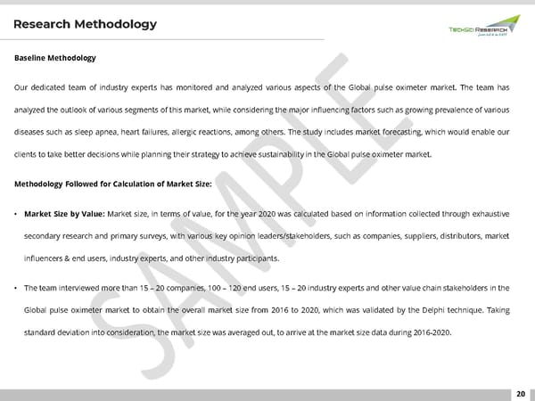 Global Pulse Oximeter Market 2026 - Page 20