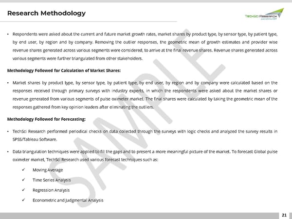 Global Pulse Oximeter Market 2026 - Page 21