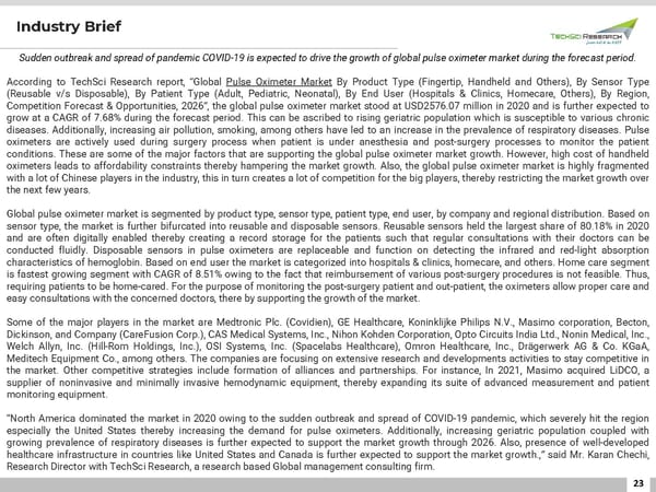 Global Pulse Oximeter Market 2026 - Page 23