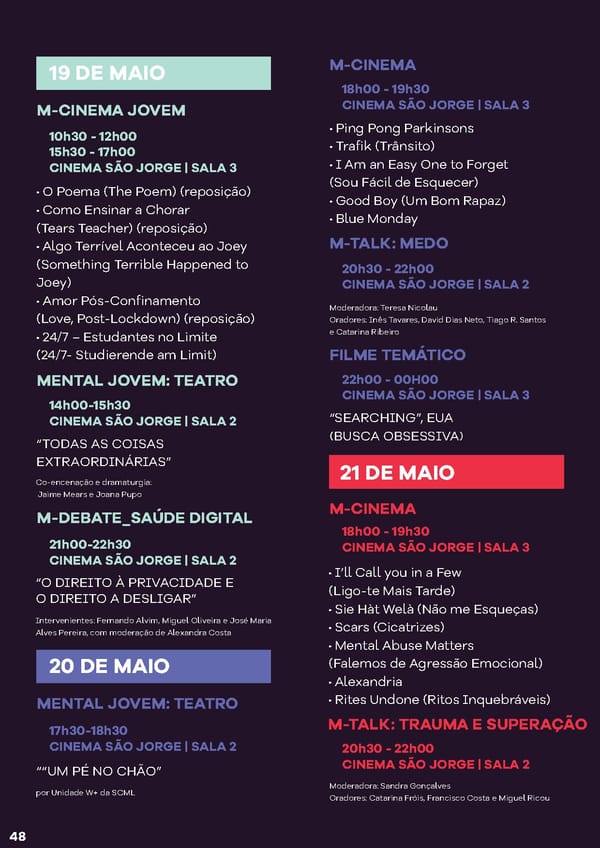 Festival Mental 2022 - brochura oficial - Page 48