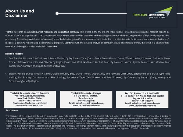 Saudi Arabia Truck Leasing and Rental Market 2027 - Page 15