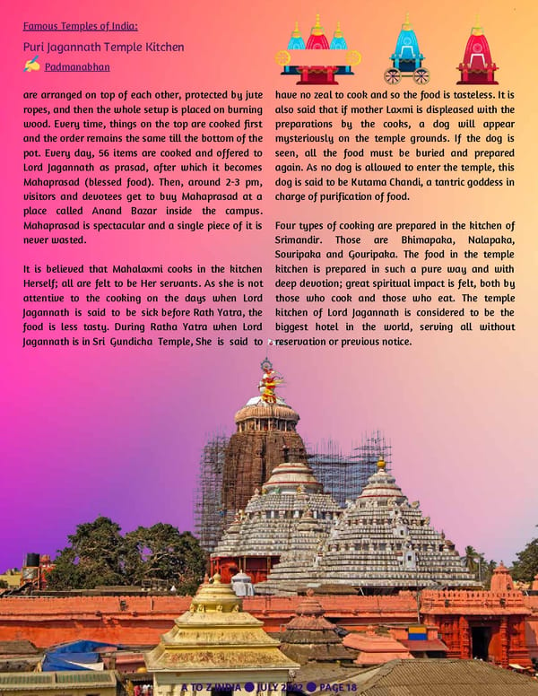 A TO Z INDIA - JULY 2022 - Page 18