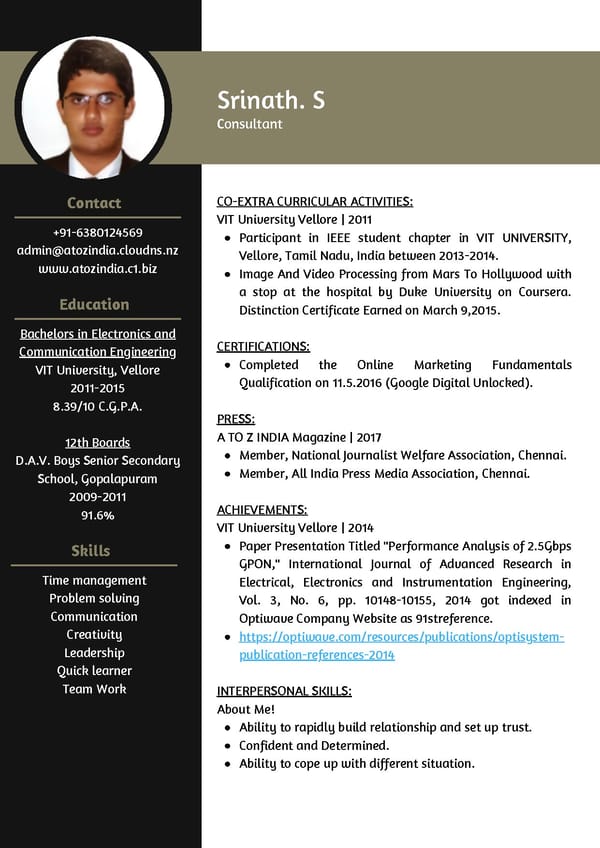 Resume - Page 2