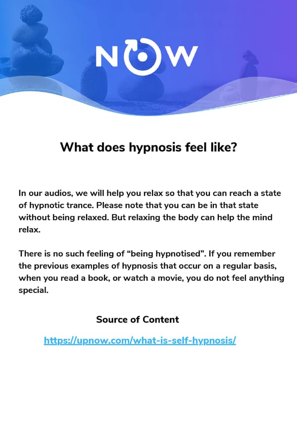 What is Self Hypnosis  What Does Hypnosis Feel Like? - Page 2