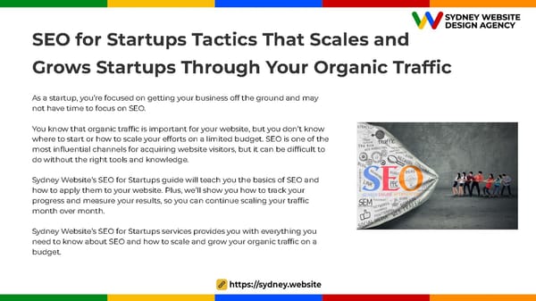 SEO for Startups Tactics That Scales and Grows Startups through Your Organic Traffic - Page 2