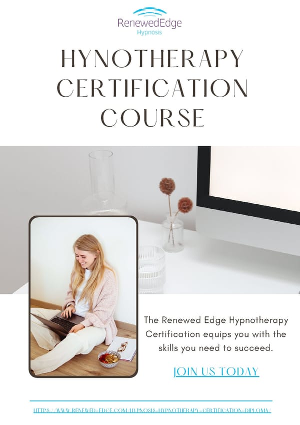 Hypnotherapy Certification Course & Training | Renewed Edge - Page 1