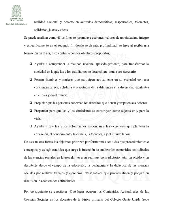 La Enseñanza de los Contenidos Actitudinales de las Ciencias Sociales  John Stiven Cspedes y Giovanny Andres Cossio - Page 10