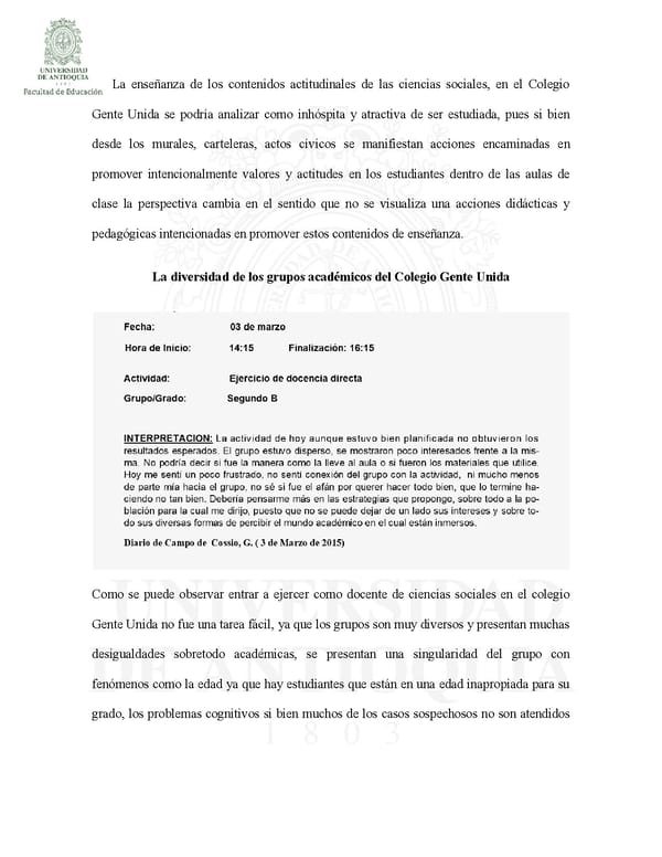 La Enseñanza de los Contenidos Actitudinales de las Ciencias Sociales  John Stiven Cspedes y Giovanny Andres Cossio - Page 28