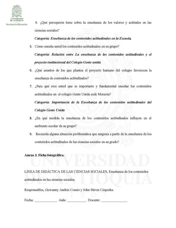 La Enseñanza de los Contenidos Actitudinales de las Ciencias Sociales  John Stiven Cspedes y Giovanny Andres Cossio - Page 122