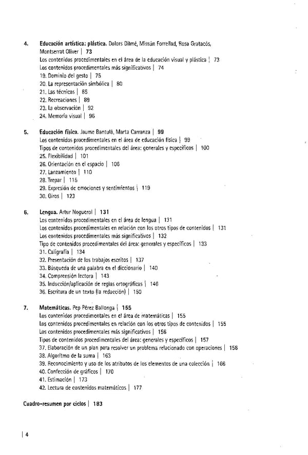 Cmo trabajar los contenidos procedimentales en el aula  Antoni Zabala coord - Page 6