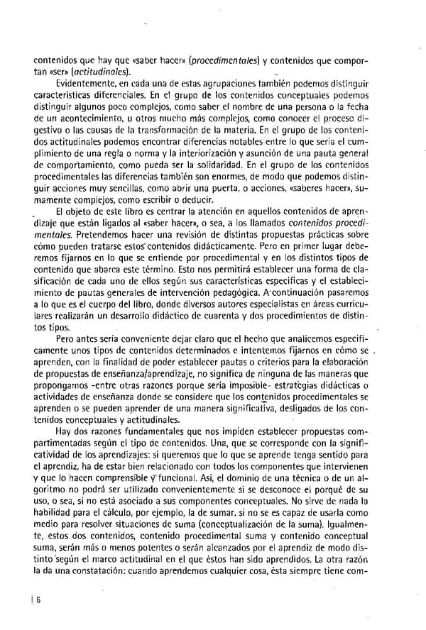 Cmo trabajar los contenidos procedimentales en el aula  Antoni Zabala coord - Page 8