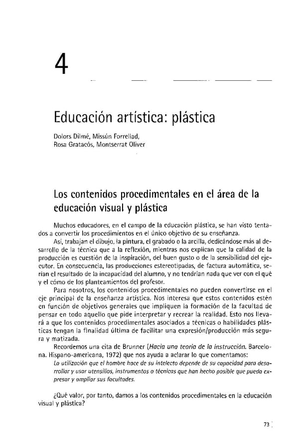 Cmo trabajar los contenidos procedimentales en el aula  Antoni Zabala coord - Page 75