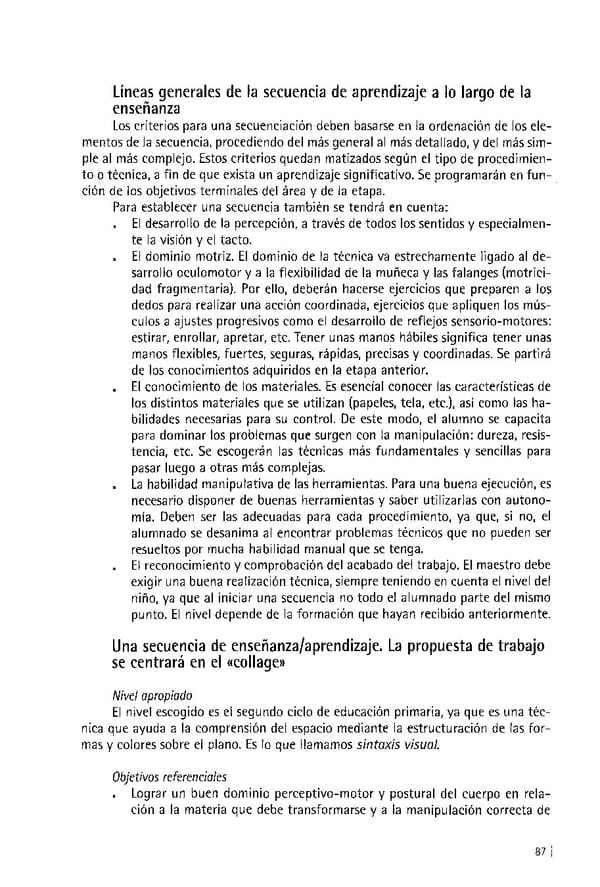 Cmo trabajar los contenidos procedimentales en el aula  Antoni Zabala coord - Page 89