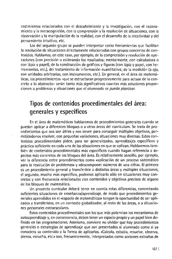 Cmo trabajar los contenidos procedimentales en el aula  Antoni Zabala coord - Page 159