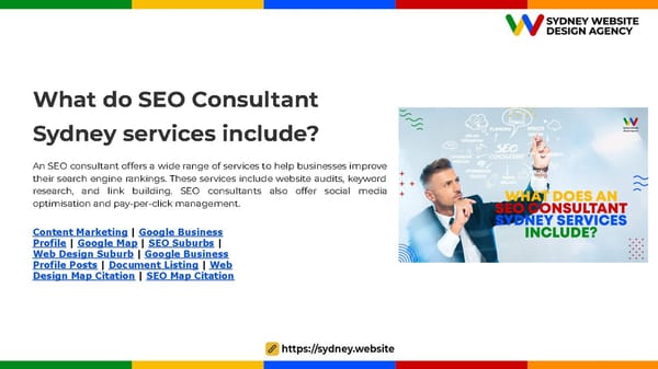 SEO Consultant Sydney services can pave the path of your business success - Page 10