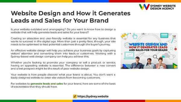 How to turn your Web Design Into a Sales Machine That Never Sleeps or takes any leave - Page 5