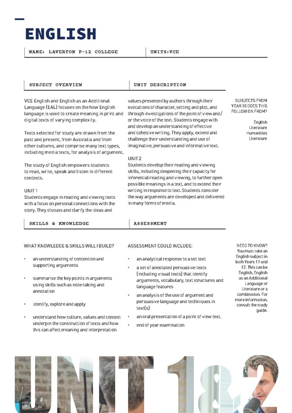 LAV096  VCE VCE VM Course Selection Booklet 2022 - Page 8