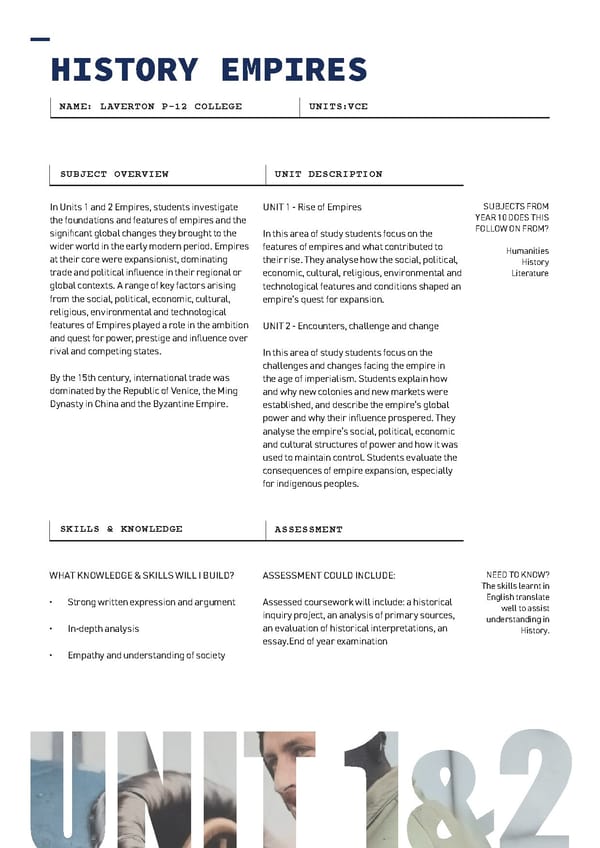 LAV096  VCE VCE VM Course Selection Booklet 2022 - Page 12