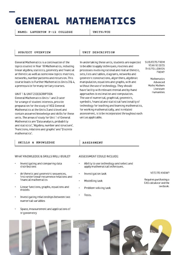 LAV096  VCE VCE VM Course Selection Booklet 2022 - Page 18