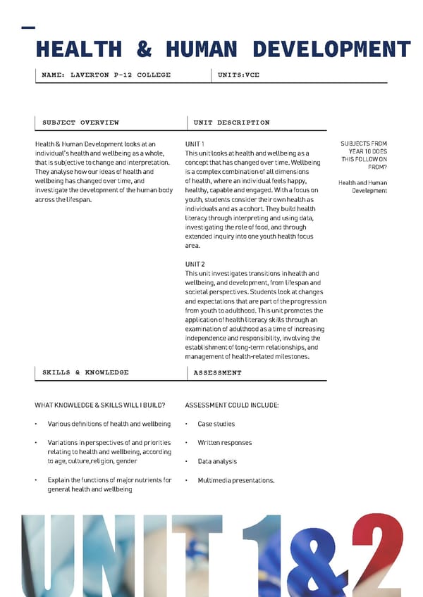 LAV096  VCE VCE VM Course Selection Booklet 2022 - Page 26