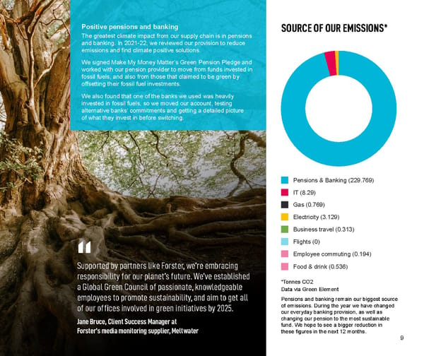 Forster Communications Impact Report 2021-22 - Page 9