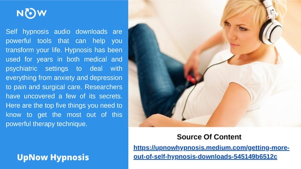 Getting More out of Self Hypnosis Downloads - Page 2