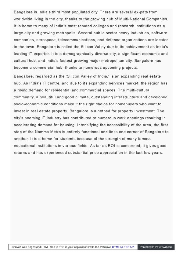 Prestige Serenity Shores | Whitefield | Brochure | Price | Plan | Reviews - Page 9