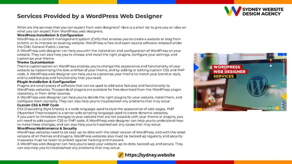 10 Reasons Why You Should Invest in a WordPress Web Designer - Page 3