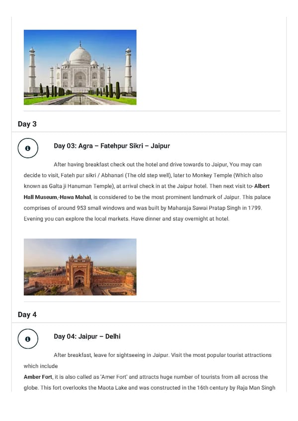 4 Days Delhi Agra Jaipur Tour - Golden Triangle Tour - Page 3