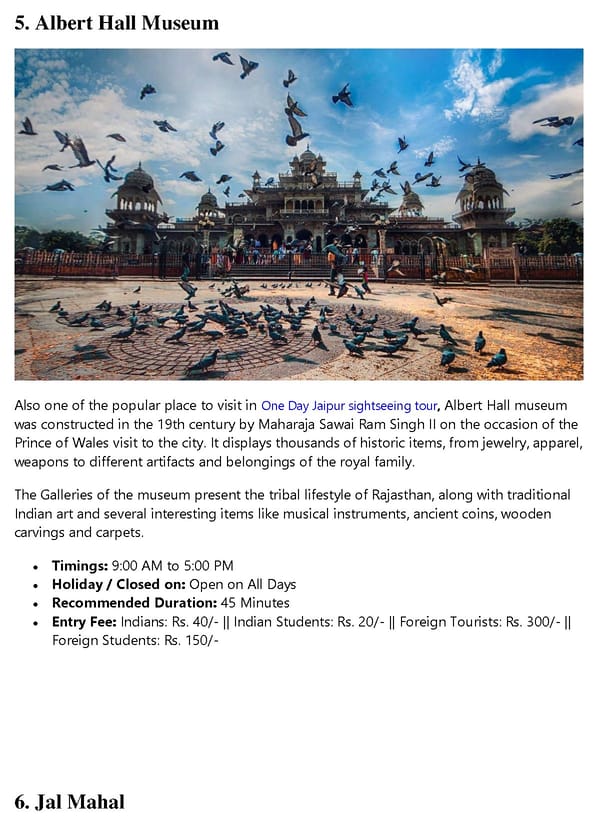 BEST PLACES TO VISIT IN JAIPUR IN ONE DAY - Page 6