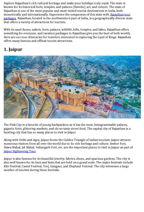 top 10 incredible places to visit in Rajasthan - Page 2