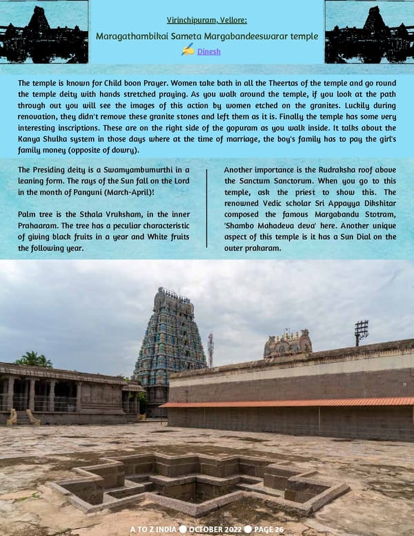 A TO Z INDIA - OCTOBER 2022 - Page 26