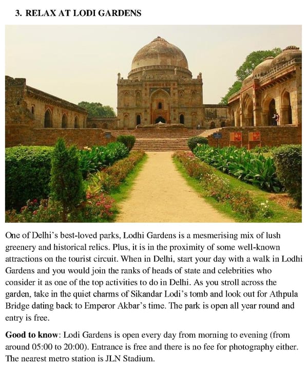 Things to Know Before Your First Trip to Delhi - Page 5