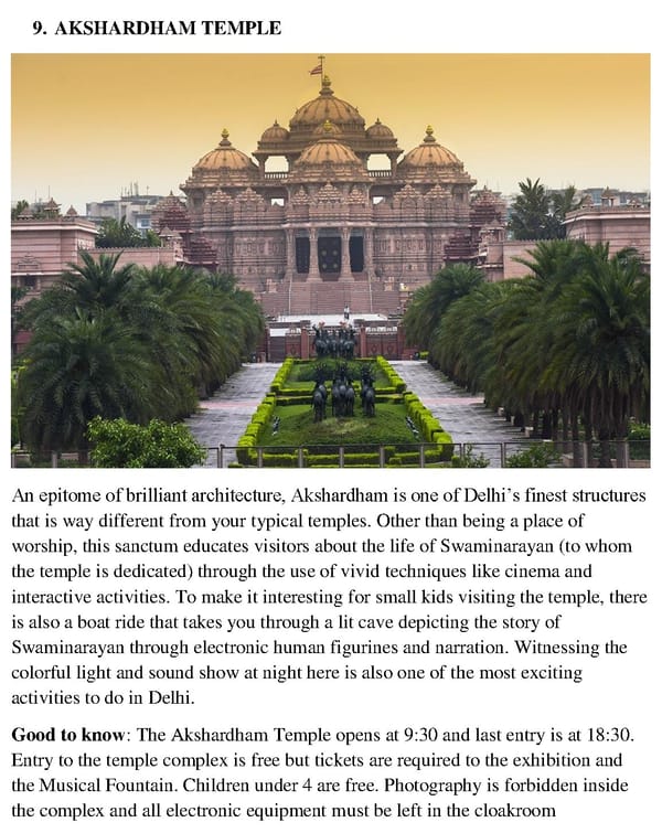 Things to Know Before Your First Trip to Delhi - Page 11