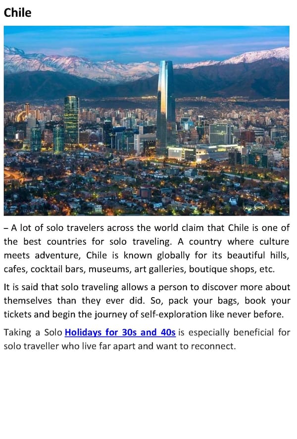 Best destinaitons to visit in July for solo holidays - Page 5