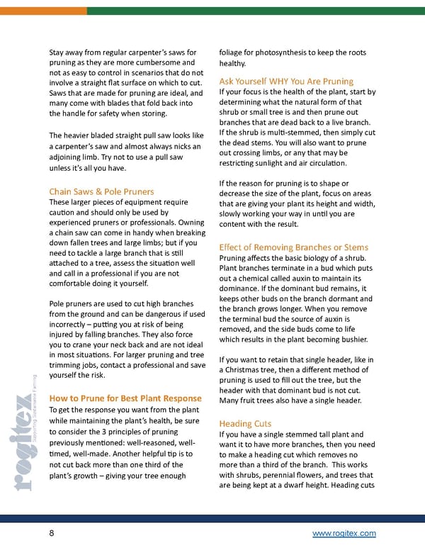 Pruning E-Book by Rogitex - Page 8