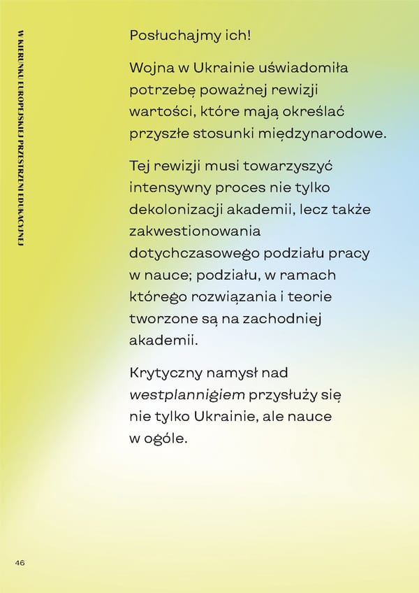 W poszukiwaniu akademickiej solidarności - Page 46