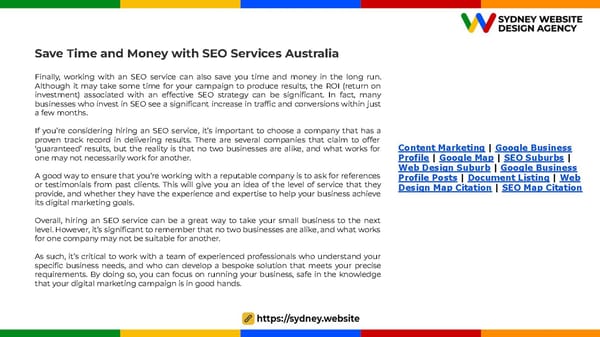 How SEO Services Australia Can Take Your Small Business to the Next Level - Page 13