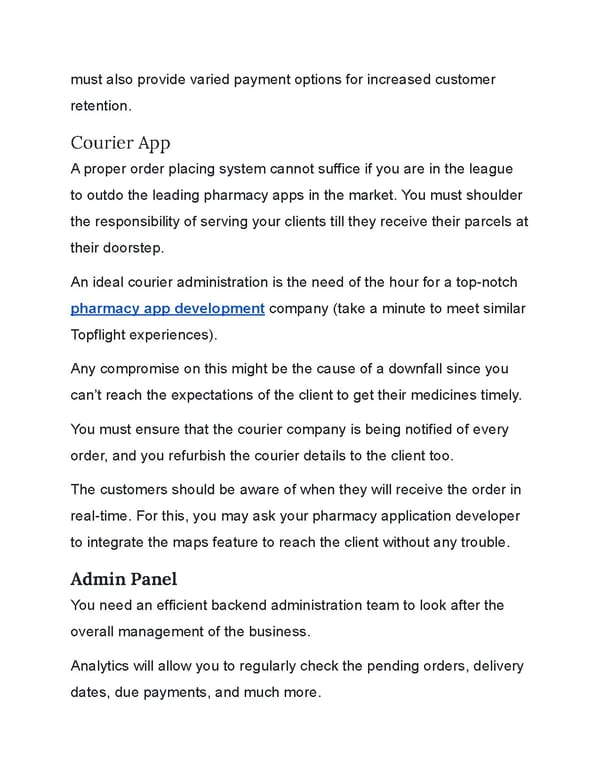 How To Choose An Optimal Offer On The Market From A Pharma App Development Company - Page 3