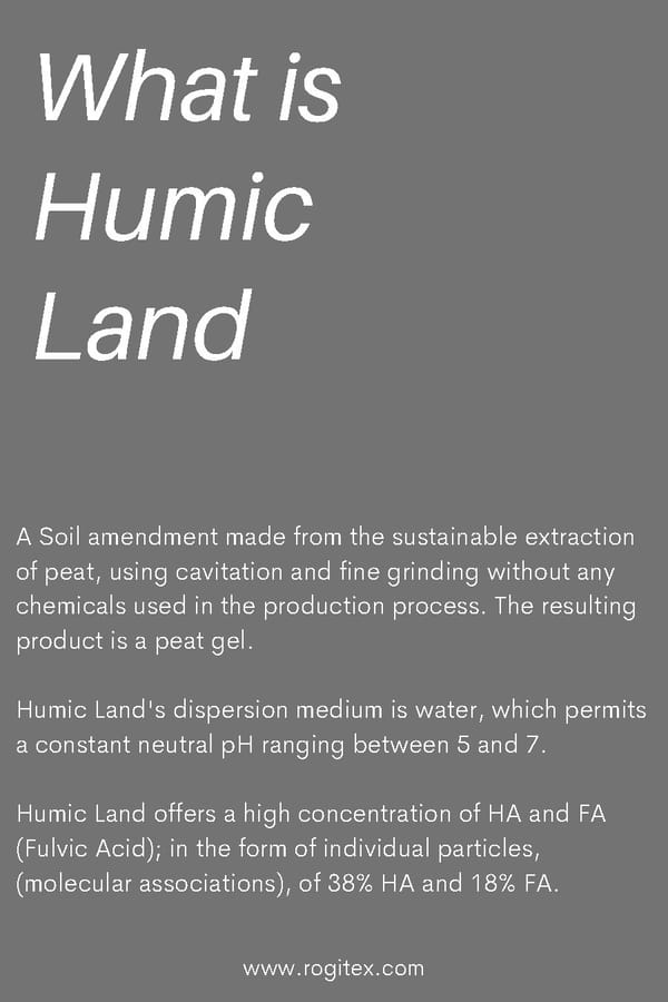 Supporting Sustainable Farming - The Benefits of Humic Land™ by Rogitex - Page 17