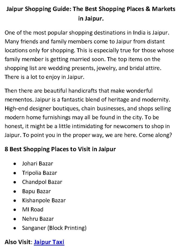 Shopping in Jaipur: Popular Markets and Things to Buy - Page 2