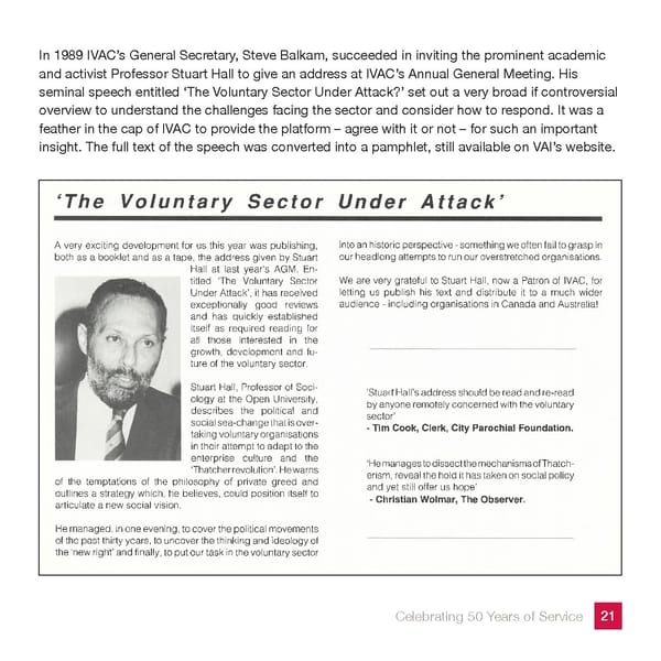 VAI - Celebrating 50 Years of Service - Page 21