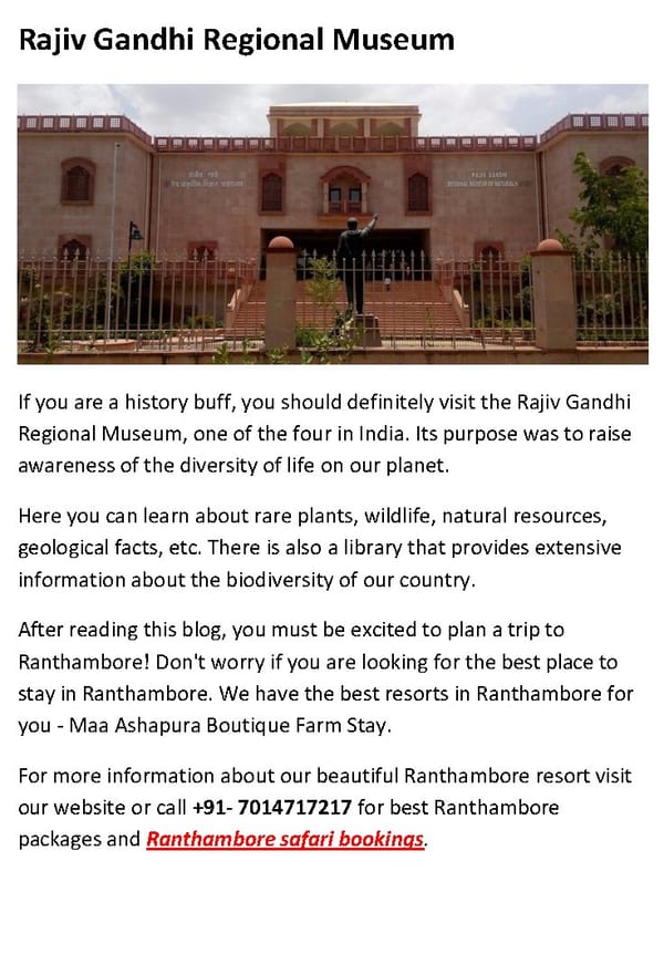 Top 10 Things to Do In Ranthambore - Page 12