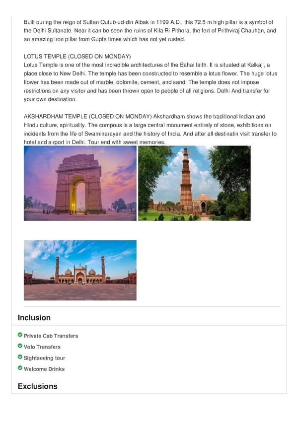 Delhi Sightseeing Tour by Private Cab - Page 3